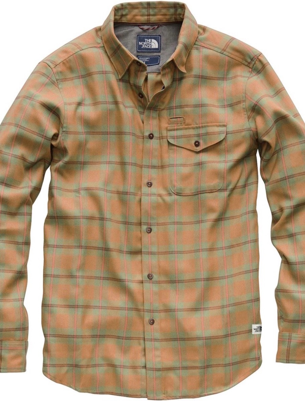 The North Face Men’s ThermoCore Long-Sleeve Flannel Shirt M TNF